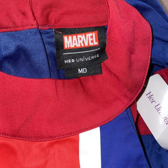 Her Universe Marvel Captain Carter Halter Dress Her Universe Exclusive - Picture 5 of 5